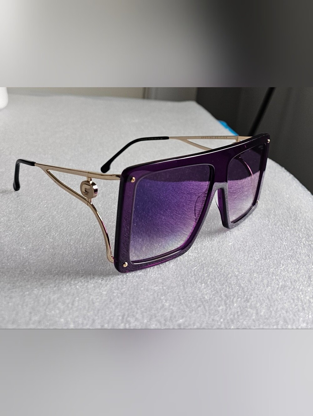 NWOT Carrera CAUNICA/SE - Limited Edition - Purple Square Shield Sunglasses